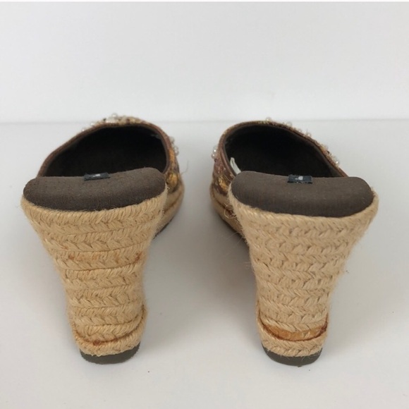 Xhilaration beaded straw wedges - Picture 5 of 8